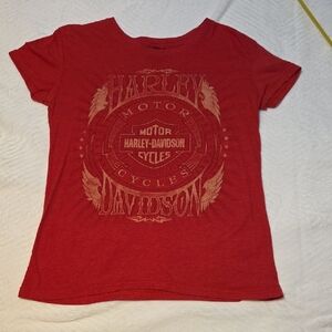 Harley-Davidson Red Graphic Tee